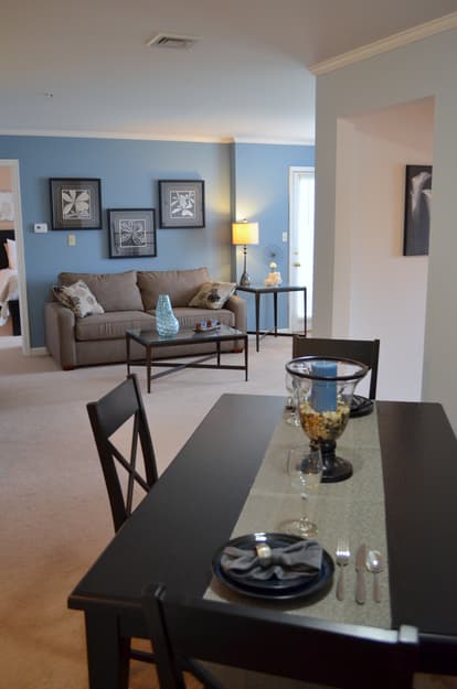 Bentley Ridge Apartments Interior Lancaster PA Living Room Dining Room
