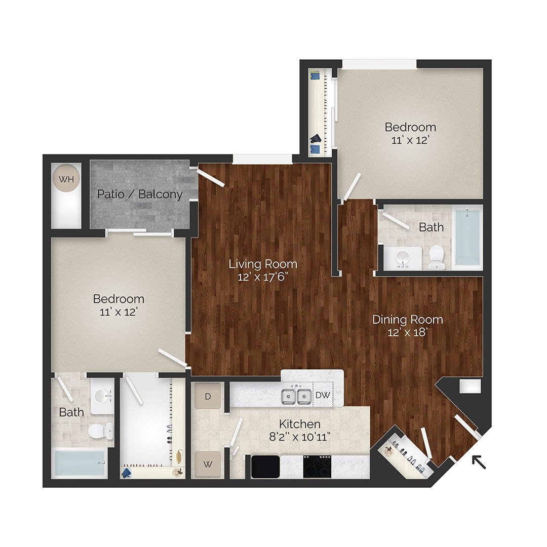 2 Bedroom Apartment