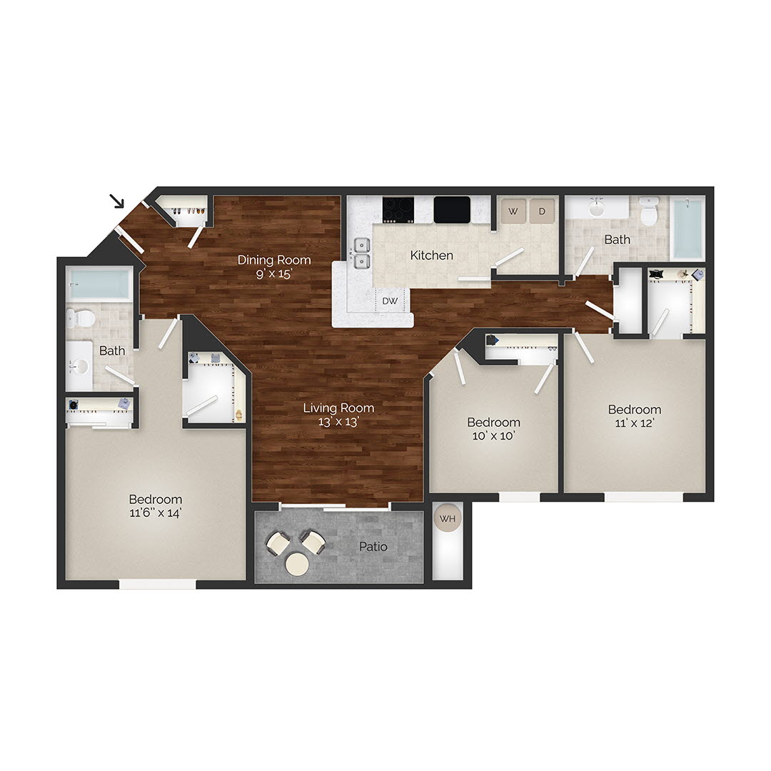 3 Bedroom Apartment