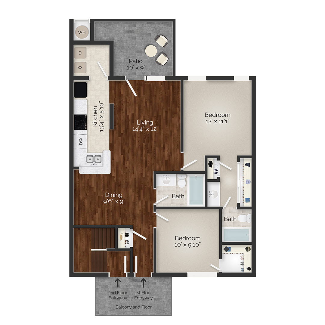 2 Bedroom Apartment